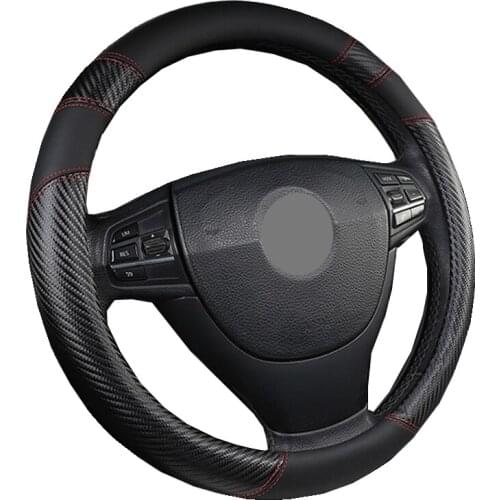 Fashion 6 Styles Car Steering Wheel Cover Wrap Volant Artificial Leather Universal Braid on the Steering wheel Car Accessories