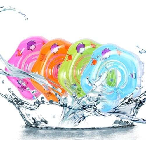 Inflatable Baby Pool Float Swimming Ring with Safely Seat Swim Bath Water Toys Beach for Kids Toddlers Swim Training jlrr