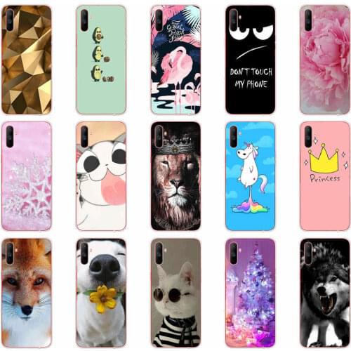 Cute Case Realme C3 Case Soft Silicone Cartoon TPU Cover Bag Phone Case for OPPO Realme C3 protective C 3 RealmeC3 Cases