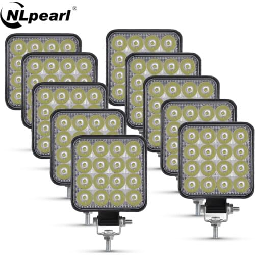 Nlpearl Led Light Bar 42W 48W Mini LED Work Light Spotlight 12V 24V Offroad LED Bar For Offroad Jeep Truck 4X4 4WD Car SUV ATV