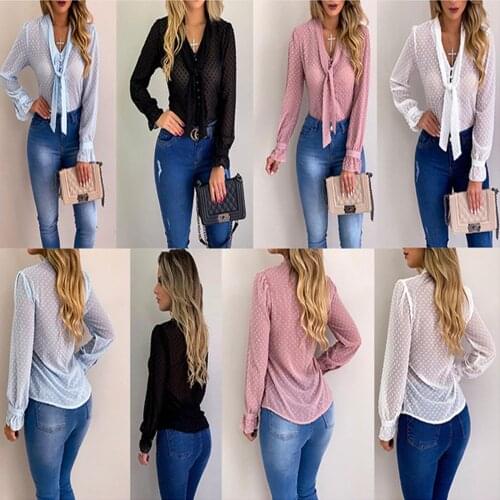 Женские деловые рубашки U-shot China At AliExpress