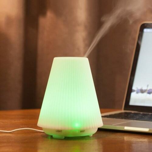 100ML Ultrasonic Air Humidifier Aroma Essential Oil Diffuser For Home Office Bedroom Diffuser EU/US/UK Plug