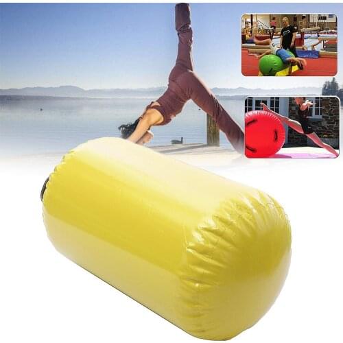 Air Track Inflatable Gymnastics Cylinder Tumbling air floor yoga mat for Cheerleading Training Gym Inverted Backflip Exercise