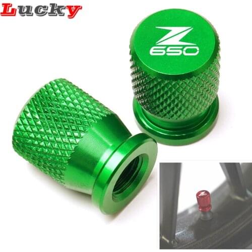 Z650 For KAWASAKI Z Z650 Z650 2007-2020 2019 2018 Motorcycle CNC Aluminum Accessories Tire Valve Air Port Stem Cover Caps Plug