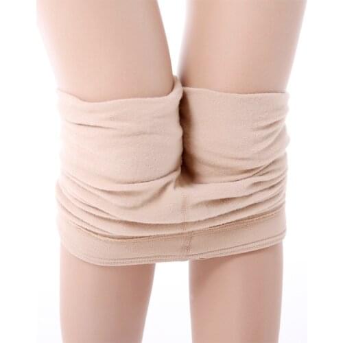 Winter Body Color Leggings Plus Velvet Thickening With Feet T-crotch Bikini Tight