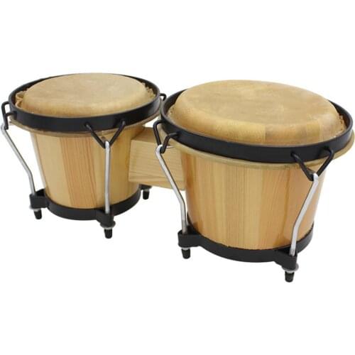 2pcs/set Buffalo Drum Skin Leather Head Clear Sound Drums Accessories for African Drum Bongo Drum Material buffalo leather
