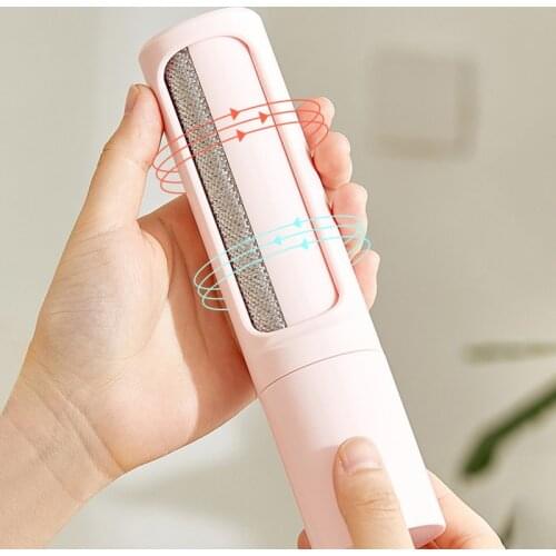 2 in 1 Clothe Brush Reusable Pet Hair Remover Brush Lint Roller Portable Trimmer Fuzz Pellet Clothe Shaver Laundry Cleaning Tool