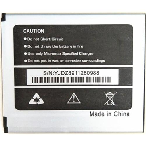 5pcs/lot Battery For micromax s9111 A92 A106 A114 A115 A116 A117 A210 S9101 Q340 Q338 Phone Battery Accumulator 2000mAh