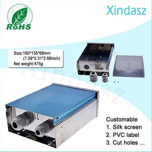 CCTV custom DIY aluminum project box enclosures electronic outdoor enclosures 180*135*68mm
