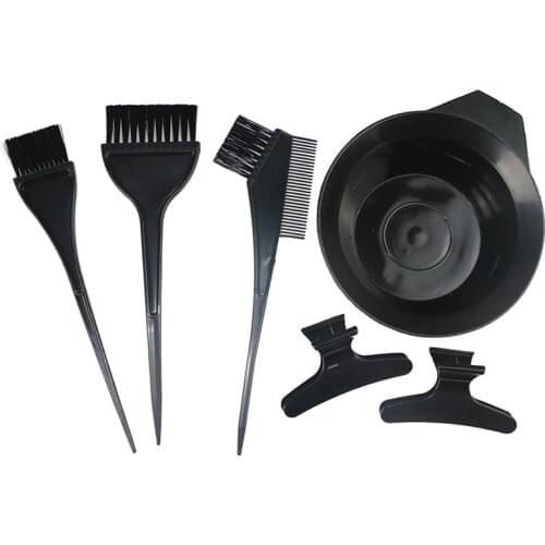 Hair Color Dye Bowl Comb Brushes Tool Kit Hair Dyeing Tools Salon Hairdressing Styling Tint DIY Tool