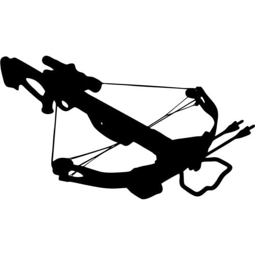 Hot Funny Crossbow Deer Hunting High Quality Car Sticker KK Vinyl Decals Bumper PVC 20cm X 12cm