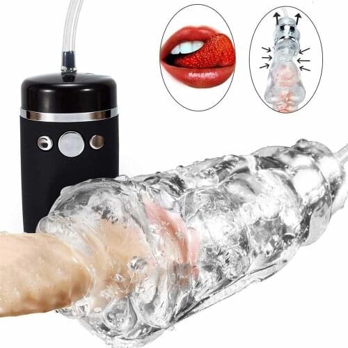 Male Masturbator Cup Masturbation for Men Super Strong Power Suck Vibrating Oral Electric Pump Lnabni 3D Realistic Silicone
