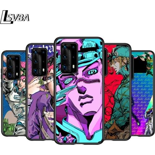 JoJo bizarre adventure For Huawei P Smasrt 2018 2019 2020 2021 Smart S/Z Smart Plus Smart Pro Black Soft Cover Phone Case