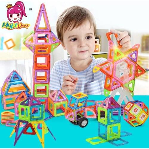 MylitDear 29Pcs Mini Magnetic Designer Construction Enlighten Assembly Building Blocks Toys Kids Educational DIY Bricks Toys