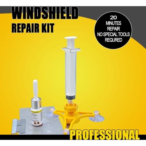 Auto Car Windscreen Windshield Glass Repair Kit Tool Automobiles Glass Repair Kit For Chip Crack DIY Repair Kit