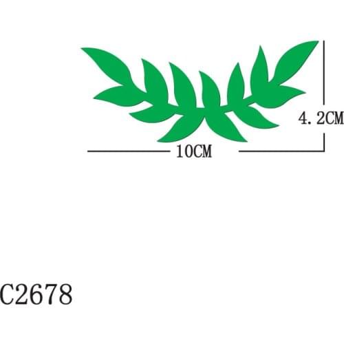 New leaf Wooden Die Scrapbooking C2678 Cutting Dies Multiple Sizes