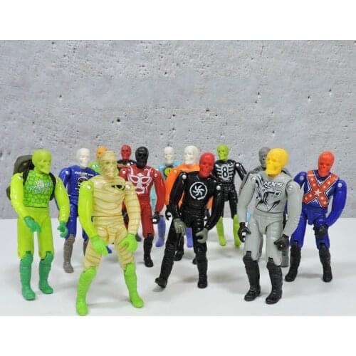 New Special Die-cast Plastic Material 1/18 Motorcycle Scene 3.75 Inch Movable Biker Doll Desktop Display Collection Lol