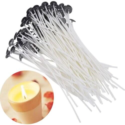 Wholesale100Pcs 9/15CM Cotton Candle Wick Smokeless Wick Candle Light Birthday Christmas Party Supplies Candle Accessorie