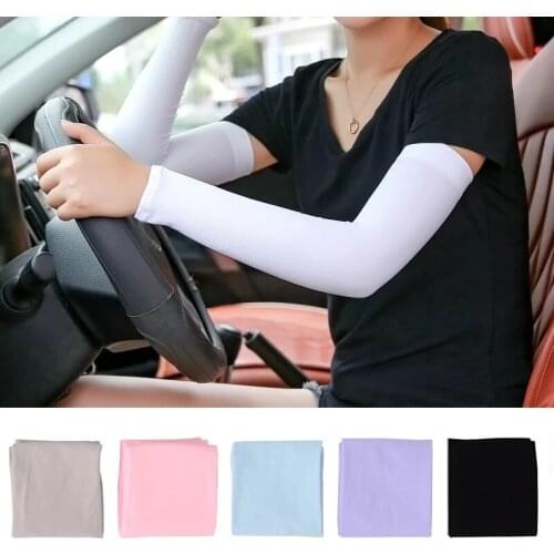 New Cycling Arm Sleeves Sun UV Protection Hand Cover Cooling Ski Golf Running Fishing Cycling Sports Summer Breathable Gloves MJ