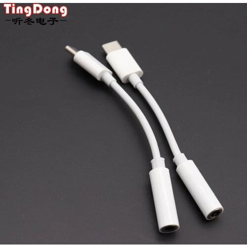 USB Type-C To 3.5mm Headphone Jack AUX Audio Cable Adapter For Samsung for Xiaomi for Huawei Type C Smart Phones