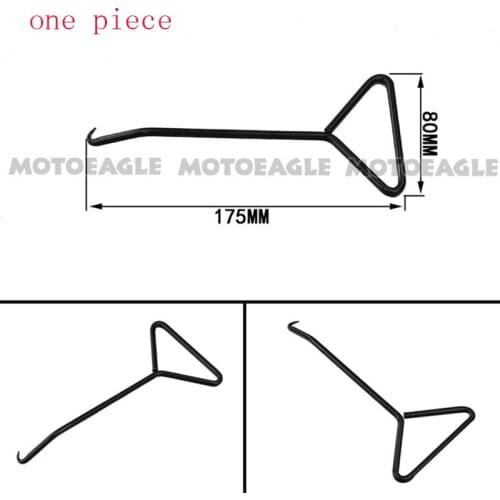 Motorcycle exhaust pipe spring hook z-bracket exhaust pipe installation accessories