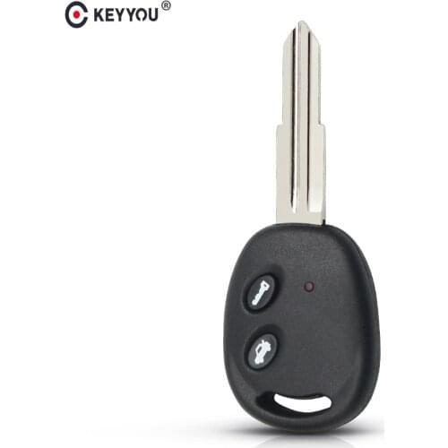 KEYYOU 2 Buttons Remote Car Styling Key Case Shell For Chevrolet LOVA Auto Key Case Right Blade