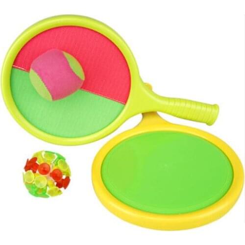 Suzakoo tennis racket palm sticky target ball toss catch ball outdoor fitness sport for children playing