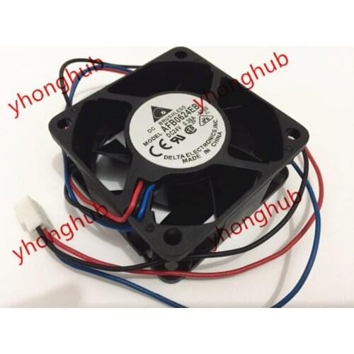 Delta Electronics AFB0624EH -AF00 Server Cooling Fan DC 24V 0.36A 60x60x25mm 3-wire