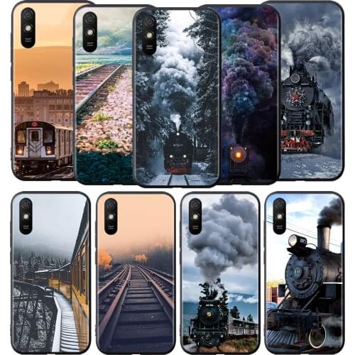 Train Railway Track Silicone Cover For Xiaomi Redmi 9 9T 9C 8 7 6 Pro 9AT 9A 8A 7A 6A S2 5 5A 4X Plus Phone Case