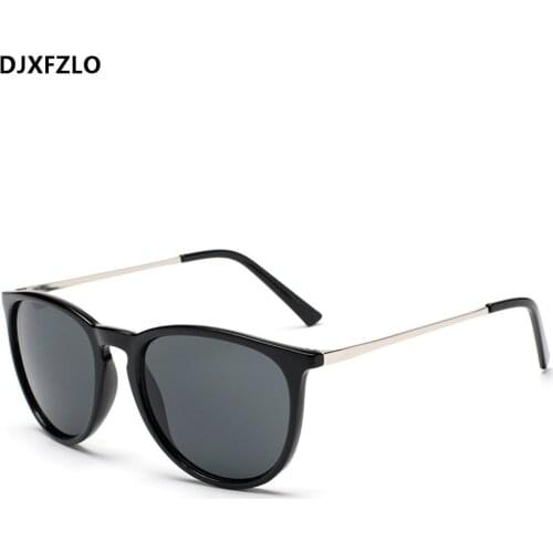 DJXFZLO 2021 Retro Male Round Sunglasses Women Men Brand Designer Sun Glasses for Women Alloy Mirror Sunglasses Oculos De Sol