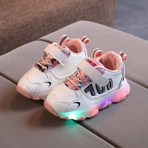 Toddler Glowing Sneakers for Children Training Shoes Lightweight Sneakers Kids Led Shoes Children Sneakers with Illumination