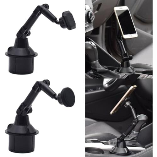 Universal SUV Car Cup Phone Holder Magnetic Mount Magnet Cellphone Stand Cradle for 3-7inch Mobil Phone GPS Smartphone