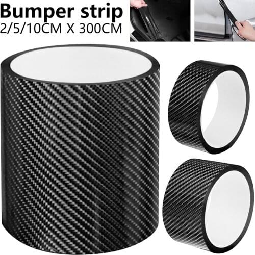 5D Car Stickers Carbon Fiber Vinyl Waterproof Film Automobiles Door Sill Trunk Bumper Protector Sticker and Decals Accessories