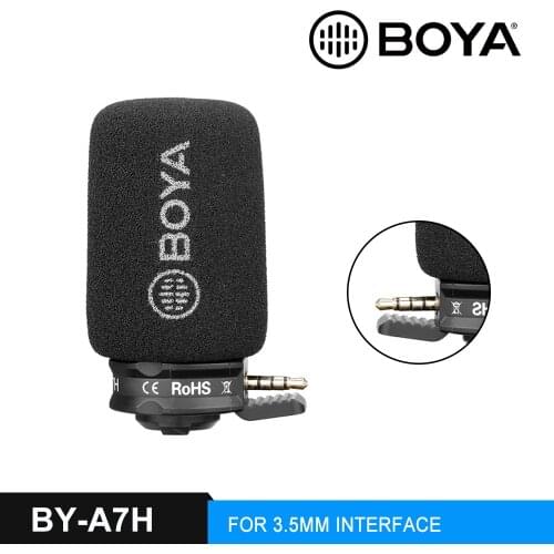 BOYA BY-DM200/BY-A7H Digital Stereo Cardioid Condenser Microphone Superb Sound for Android USB Type-C Devices Recording