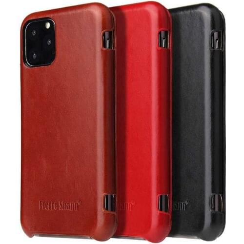 100% Genuine Leanther Flip Cover Case for iPhone 6 6S 7 8 Plus X XR XS 11 Pro Max 12 Built-in Magnet Real Leather Case Fundas