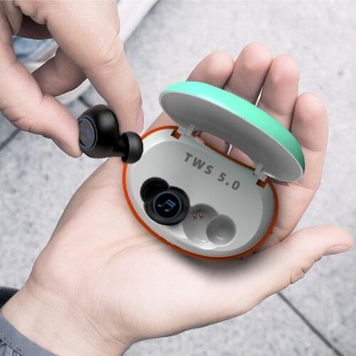 X20S TWS 5.0 Bluetooth 6D Dynamic Music Headset Wireless Earphones Stereo Audio Noise Cancel IPX5 Waterproof Power Bank