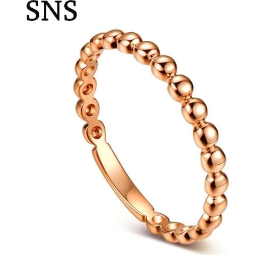 Fine Engagement Band Solid 14K Rose Gold Wedding Ring Art Deco Antique Anniversary Plain Band for Women Fine Jewelrly