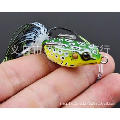 100pcs/lot 2" 5.08cm classic bait lures lures 0.24OZ 6.86g Ray frog Fishing Bait blackfish Tackle dwrs6114c