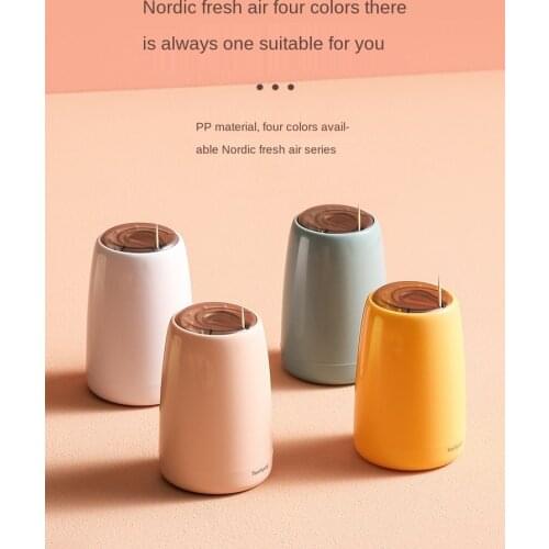 Toothpick box creativity automatic pop-up high-grade toothpick barrel household personalized press toothpick barrel net