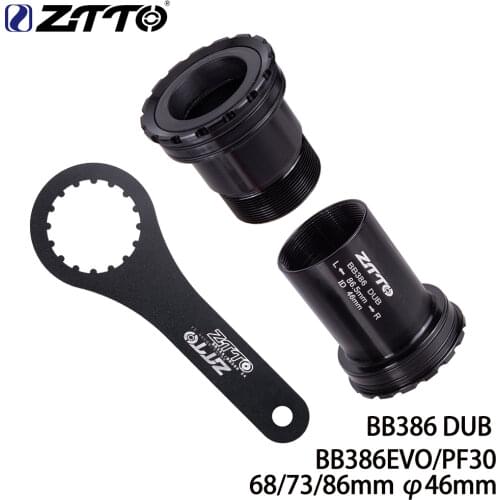 ZTTO BB386 DUB PF30 Adapter bicycle Press Fit Bottom Brackets MTB Mountain Bike Road Bicycle For 30MM Crankset chainset