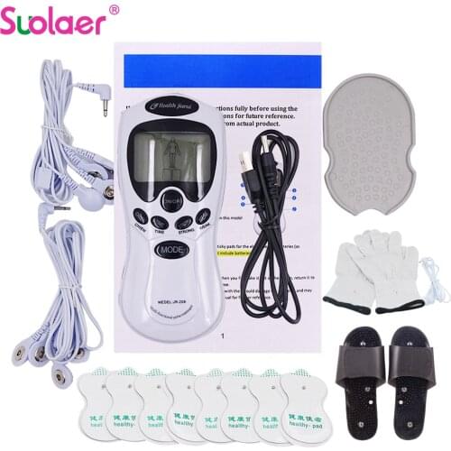 Health Tens Muscle Neck Massager Back Electric Digital Therapy Machine Massage Electronic Pulse Stimulator for Full Body Care