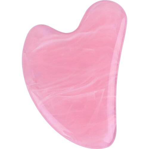 1PCS Resin Guasha Scraper Facial Massager Gouache Scraper Face Massage Acupuncture Gua Sha Board Acupoint Eye Care SPA Detox