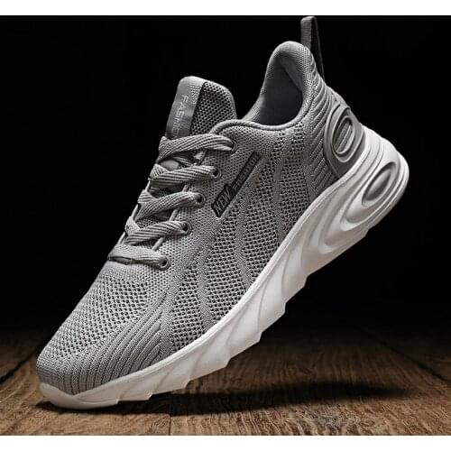 Fashion sports knitting for male summer black de Sneakers men Mens Casual work para white fashion mens informales mens s man on