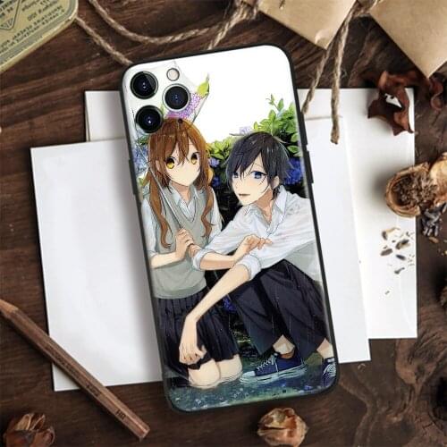 San to Miyamura Kun Horimiya Soft Silicone Glass Phone Case Cover Shell For IPhone SE 6 6s 7 8 Plus X XR XS 11 12 Mini Pro Max