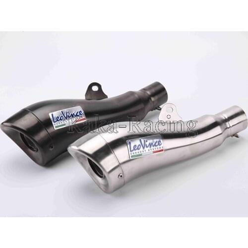 New Model ID 51mm Universal Modified Motorcycle Exhaust Pipe Muffler with DB Killer Stainless Steel leovince auspuff Exhaust