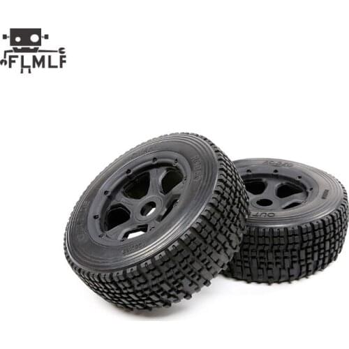 Front or Rear Wheel Assembly Off-road Tire Fit 1/5 HPI ROFUN BAHA ROVAN KM GTB MCD BAJA 5SC Toys Parts