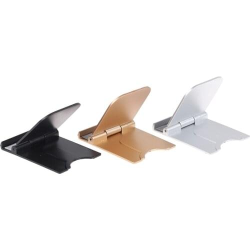 New 1Pcs Portable Phone Stand Adjustable Foldable Tablet Mount Phone Holder Cradle Dock 3 Colors