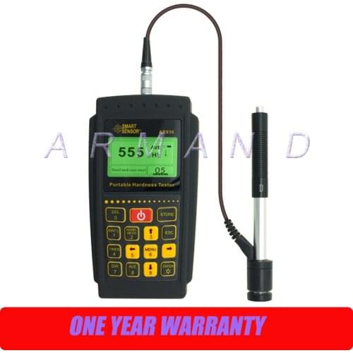 Portable Hardness Tester Smart Sensor AR936 Leeb Hardness Meter with USB (170-960)HLD