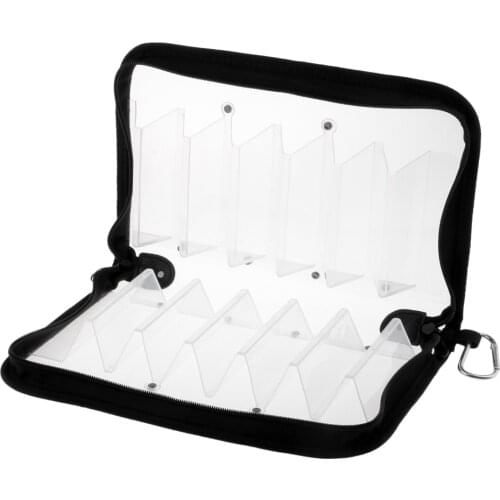 Prettyia Squid Jig Bag Washable Rack for 12 Jigs Lure, hung on Waist, Vest