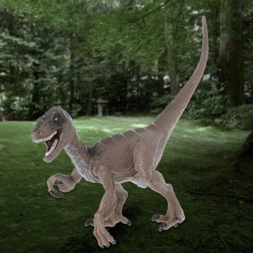 Raptor Dinosaur Action Figure Toys Hand Puppet Kids Educational Model